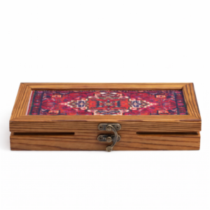 باکس زعفران چوبی خاتم 3 گرم